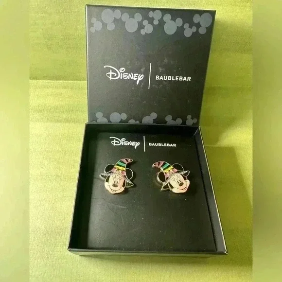 BaubleBar x Disney Witch Minnie post earrings. New in box. - Picture 2 of 5